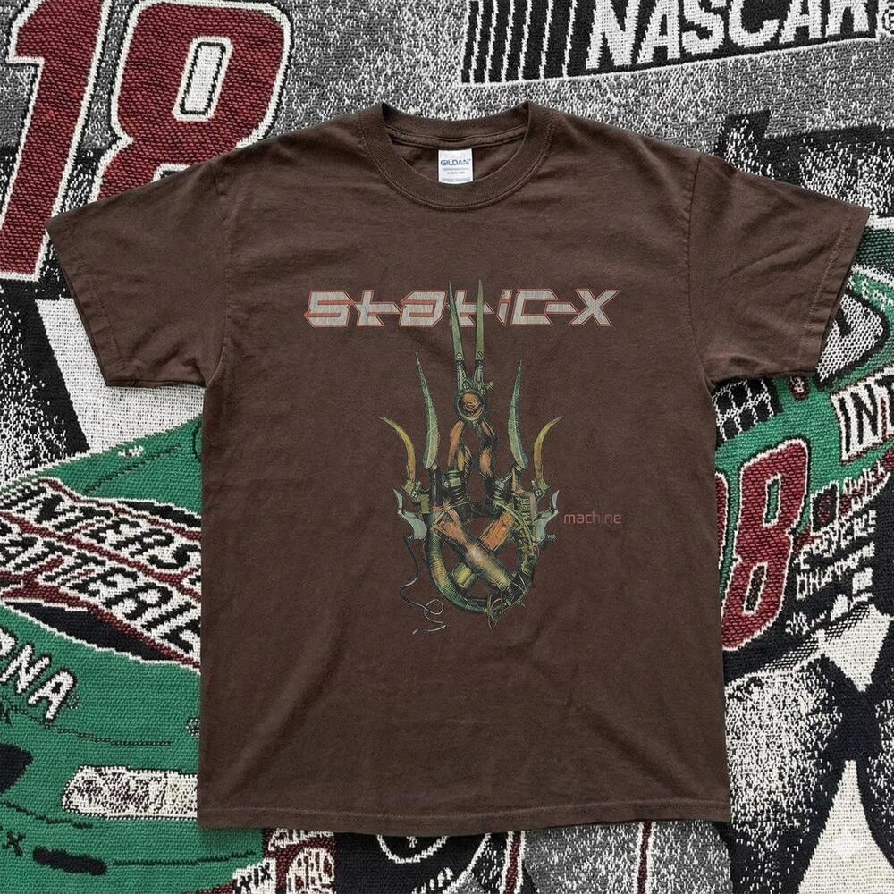 Style Rare Static X Machine Tour Anvil T Shirt